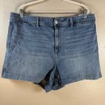 Gap  Khaki chino Light Blue Jean Shorts SZ:18 Photo 0