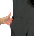 Banana Republic NWT  Ruffled Neck‎ Sleeveless Jumpsuit Black 2 Photo 8