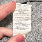 Rewind  Heather Gray Black Lace Long Sleeve Crewneck Top Neutral M Photo 14