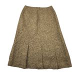 Ann Taylor Loft‎ Blazer Jacket & Skirt Set Brown Herringbone Tweed Wool Blend Size 6 Petite Photo 7