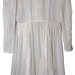 Gunne Sax Vintage Romantic Renaissance Ivory White Lace Prairie Dress 70s Photo 2