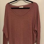 Frankie Phoenix Red Waffle Knit Longsleeve Top Photo 0