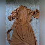 SheIn NWOT burnt orange long sleeve jumpsuit Photo 7