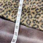 Old Navy Leopard Print Long Line Coat Textured Jacquard Small tall Mobwife New Photo 15