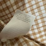 Everlane  100% Linen Button Down Shirt in Iced Coffee Plaid Size 8 Photo 8