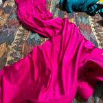 Prom Dress Silky Fushia Color Pink Size 0 Photo 4