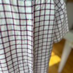 Vintage Gitano White Red Blue Short Sleeve Cotton Button Back Cotton Shirt 18W Photo 7