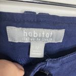 Habitat  clothes to live in navy blue twill capris casual women's size 12 Photo 2