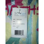 So Blue Sigrid Olsen Saint Barths Graphic Print Tunic Top Tee Shirt Women Size L Yellow Size L Photo 3