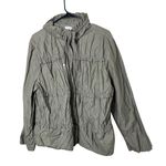 Chico's ‎ size XL olive colored crinkled Jacket Photo 0