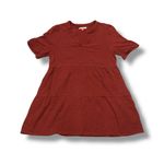Marine layer  Jamie Short Sleeve Mini Dress in‎ Barn Red Photo 4