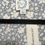 Blue Rain New Black Dress With White And Yellow Flowers Photo 2