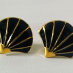 Vintage Seashell/Fan Earrings for Pierced Ears Photo 0