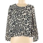 ZARA Leopard Animal Print Layered Top Photo 1