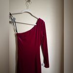 NBD  Ginnie Velvet One Shoulder Mini Dress Sz S NEW Purple Violet‎ Asymmetrical Photo 6