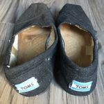 Toms  Classic Slip-on Black Fur lining Wool‎ Blend Shoes Womens Size 7 Photo 3
