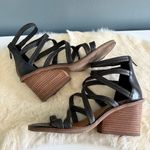 Lucky Brand  Lollyi Black Monty Braid Sandal Photo 3