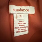 Sundance  Floral Skirt 100% Silk Tie Front Burnt Orange Sz S Hippie Boho Cottage Photo 2