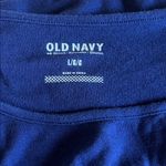 Old Navy Long Sleeve Button Boatneck TShirt Blue Size Large Photo 6