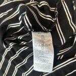 Old Navy  Black White Stripe Long Sleeve Knit Swing Dress S31 Photo 3