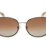 Kate Spade NWT Sunglasses - Gold/Havana, Polarized Brown Gradient Lenses Photo 1