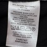 Loft  Crochet Trim Jersey Knit Sleeveless Belted Midi Dress Black Tan XS‎ Photo 12