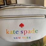Kate Spade Authentic  pebbled leather logo 2 zips Beltbag Photo 9