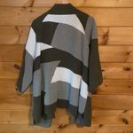 H by Halston  colorblock oversized cardigan sweater Photo 3