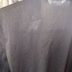 Max Mara  Black Crepe Front Tie Detail Crop Moto Jacket Photo 6