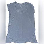 Free People  Pale Lavender Sleeveless Shirt size Small Photo 4