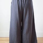 CP Shades  Cropped Wendy Pant In Carbon Hemp Linen Womens Medium Gray Photo 2