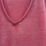 EXPRESS Women's Short Sleeve Red Tee Photo 4