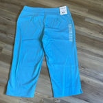 Chaus cropped pants Light blue Straight Womens size 14 NWT Side zip Ankle slit Photo 3