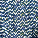 Roberta Roller Rabbit  Tunic Dress Medium Blue Green Resort Wear Cover Up Cotton Photo 2