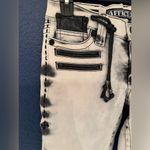 Affliction Women’s White & Black Raquel Womens Bleached Jeans Size 28 Photo 5