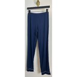 Eberjay EBERJEY Gisele Long Pajamas in Navy/ Ivory Size Medium Photo 6