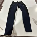 Athleta  Traverse Tight Navy Blue & Black High Rise 7/8 Leggings Size‎ S Photo 11