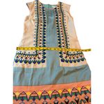 Boho Embroidered Champagne and Strawberry Dress Photo 6