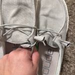 Hey Dude Women's Wendy Size 8 Light Grey Slub Canvas | Womens Slip on Gray Photo 5