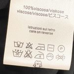 Sun68 Womens Viscose Wide Leg Drawstring Pants Black Relaxed Beach Size Medium Photo 3