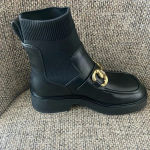 Urban Revivo Ankle‎ Boots size 6 NWT Chain embellishment Black Photo 7
