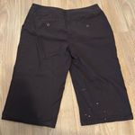 INC International Concepts Women's Cotton Blend Shorts Size 6 Has some bleach Black Photo 7