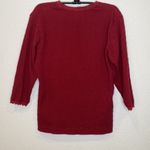 Carolyn Taylor  V-Neck 3/4 Length Sleeve Textured Casual Top EUC Sz Sm Women’s Photo 4