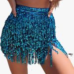 Amazon  Sequin Tassel Wrap Skirt Photo 0
