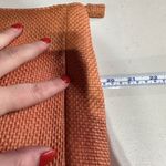 NWT Earth Axxessories Womens Woven Double Handle Tote Shoulder Bag Burnt Orange Photo 9