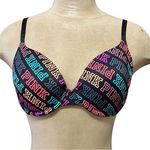 PINK - Victoria's Secret Last chance…PINK Victoria’s Secret Bra Black Wear Everywhere Lightly Lined 32DD Photo 0