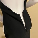 Bandage Backless Midi Dress Open Back Slim Fit Crew Neck Dress Party Dress Casual Dress Black Photo 7