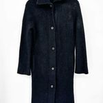 Vince Collar Cardigan Coat in Black XS Photo 1