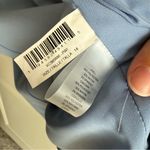 Vince Camuto NEW Asymmetrical Ruffle Light Blue Short Sleeve Fitted Dress Sz 14 Photo 3