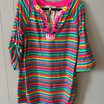Nanette Lepore NWT  Swim Striped Coverup size Medium Photo 0